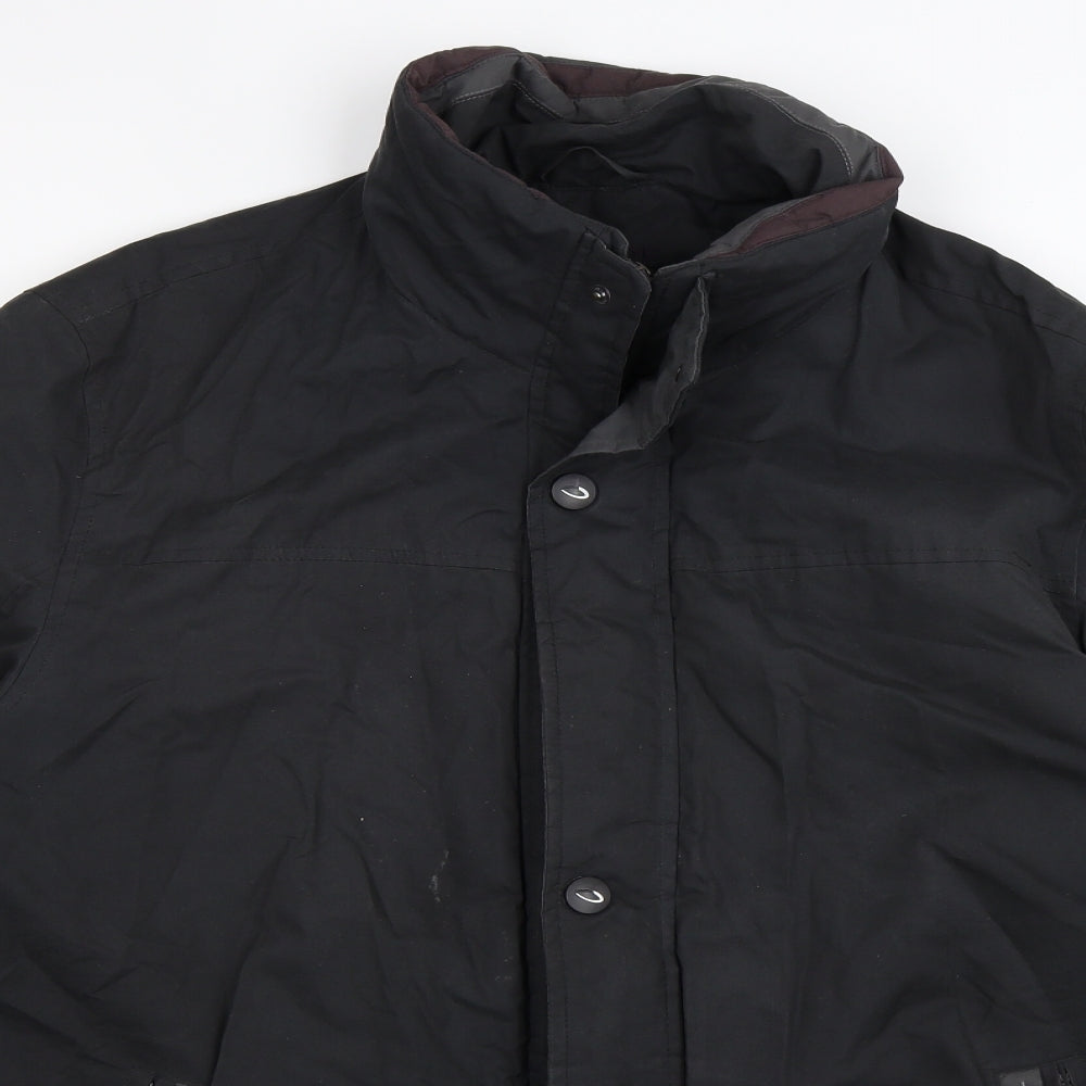 Escape Mens Black   Jacket Coat Size M