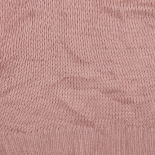 New Look Womens Pink  Knit Pullover Jumper Size S  - Oversized
