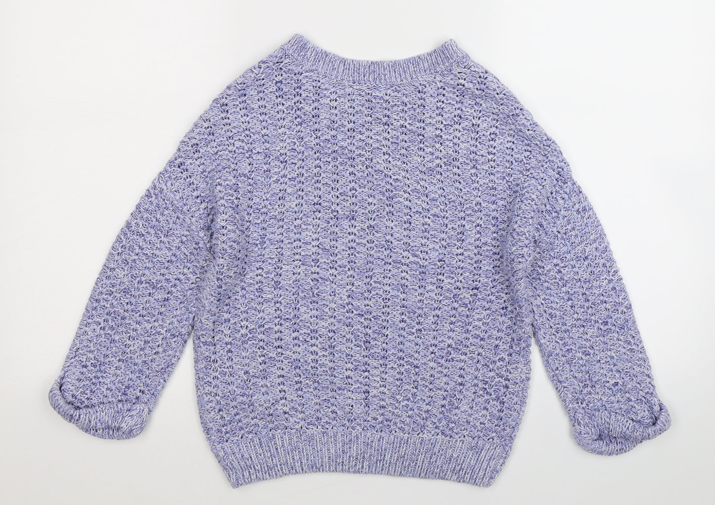 New Look Womens Purple  Knit Pullover Jumper Size 8