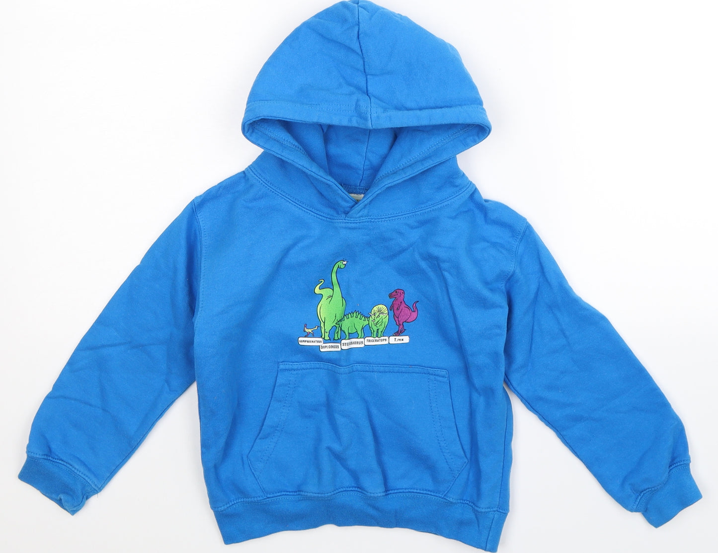 All We Do is Boys Blue   Pullover Hoodie Size 3-4 Years