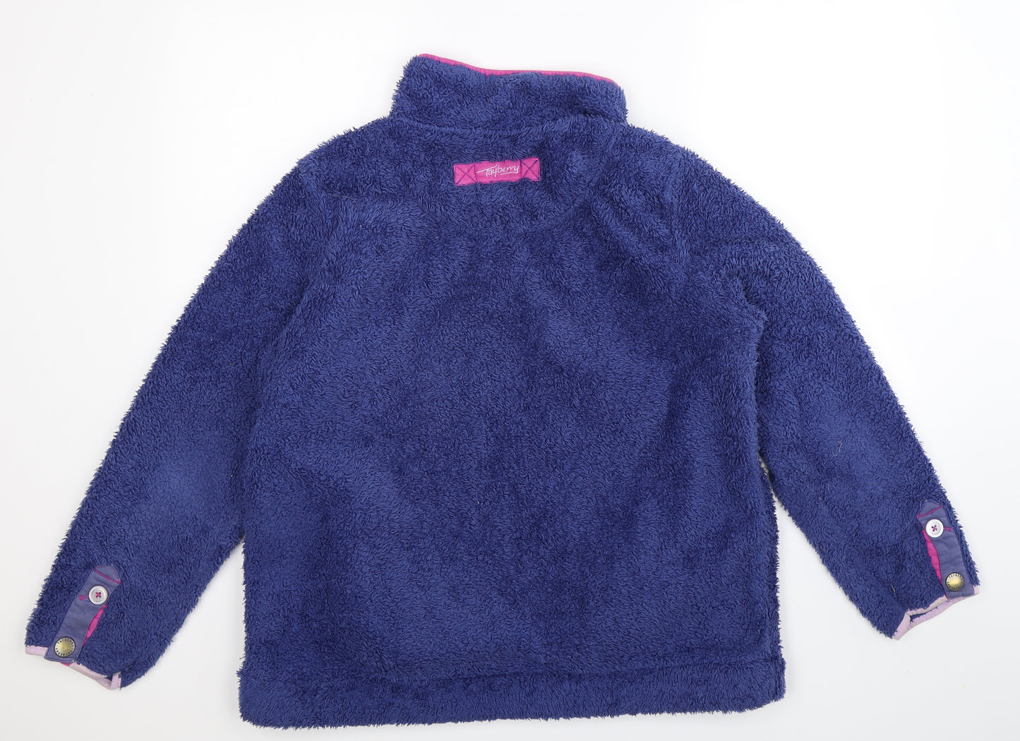 Tayberry Womens Blue  Fleece Jacket  Size M