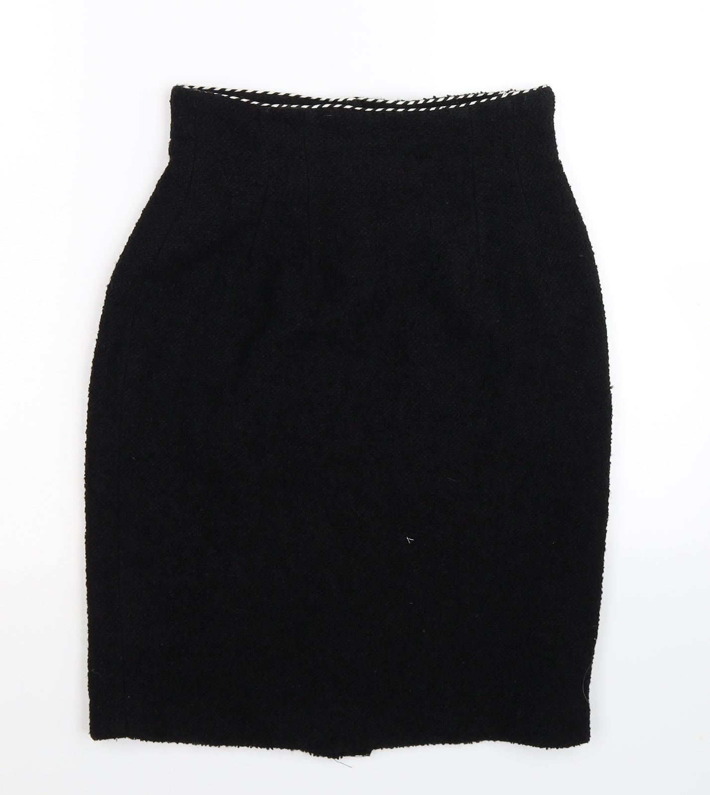 Richards Womens Black  Knit Straight & Pencil Skirt Size 10