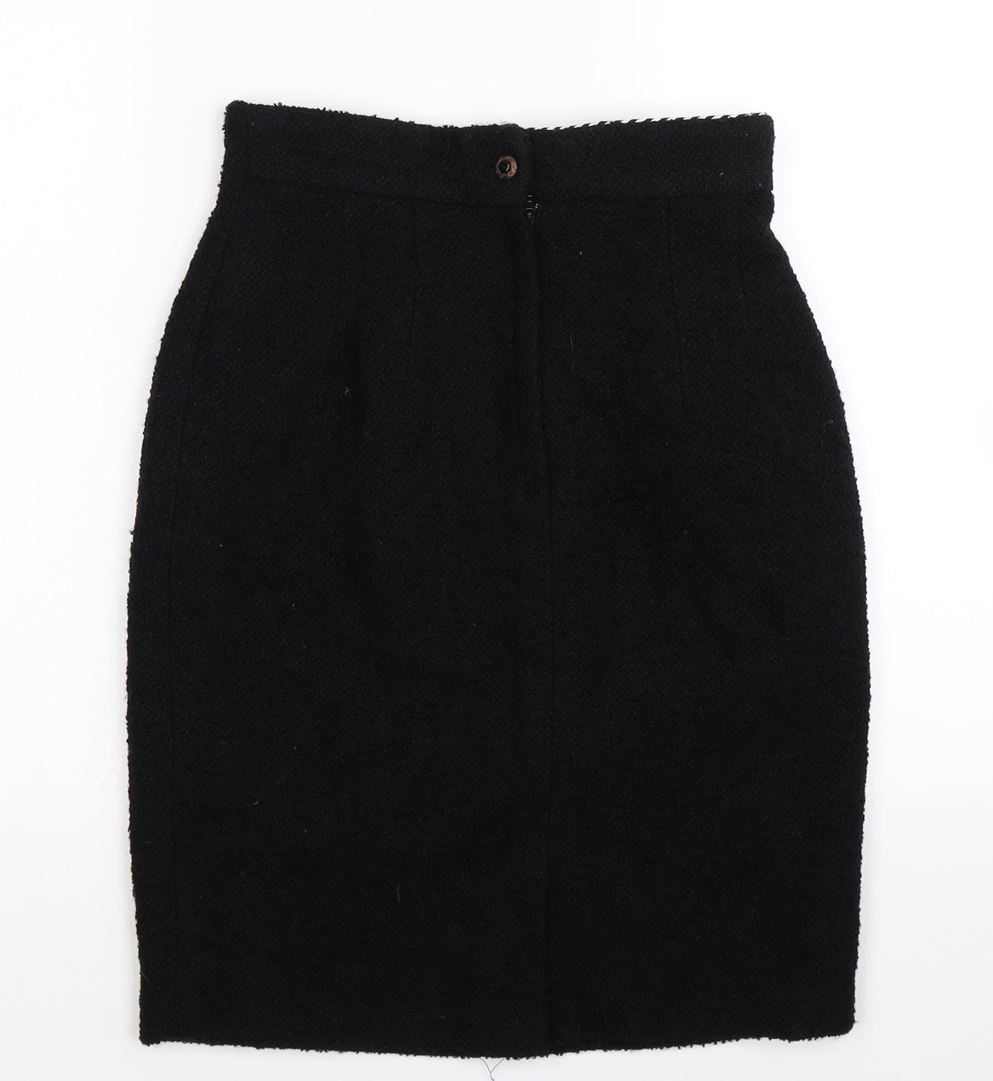 Richards Womens Black  Knit Straight & Pencil Skirt Size 10