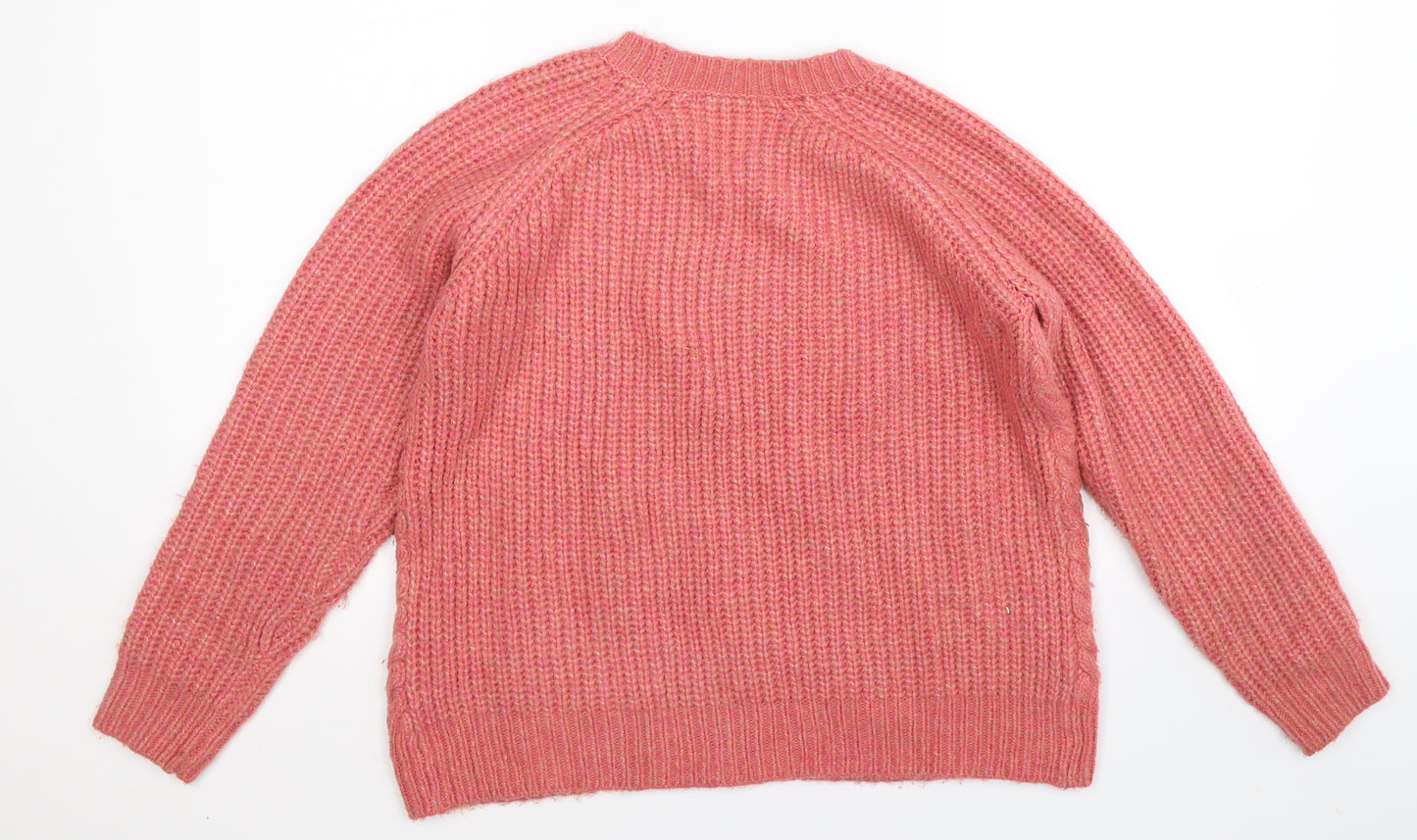 TU Womens Pink  Knit Pullover Jumper Size 10