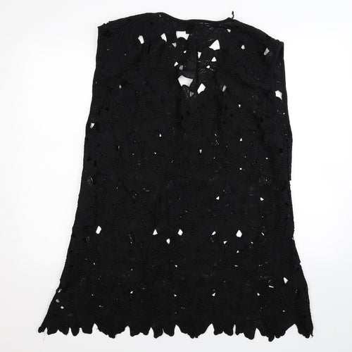 Atmosphere Womens Black Floral  Basic Blouse Size XL