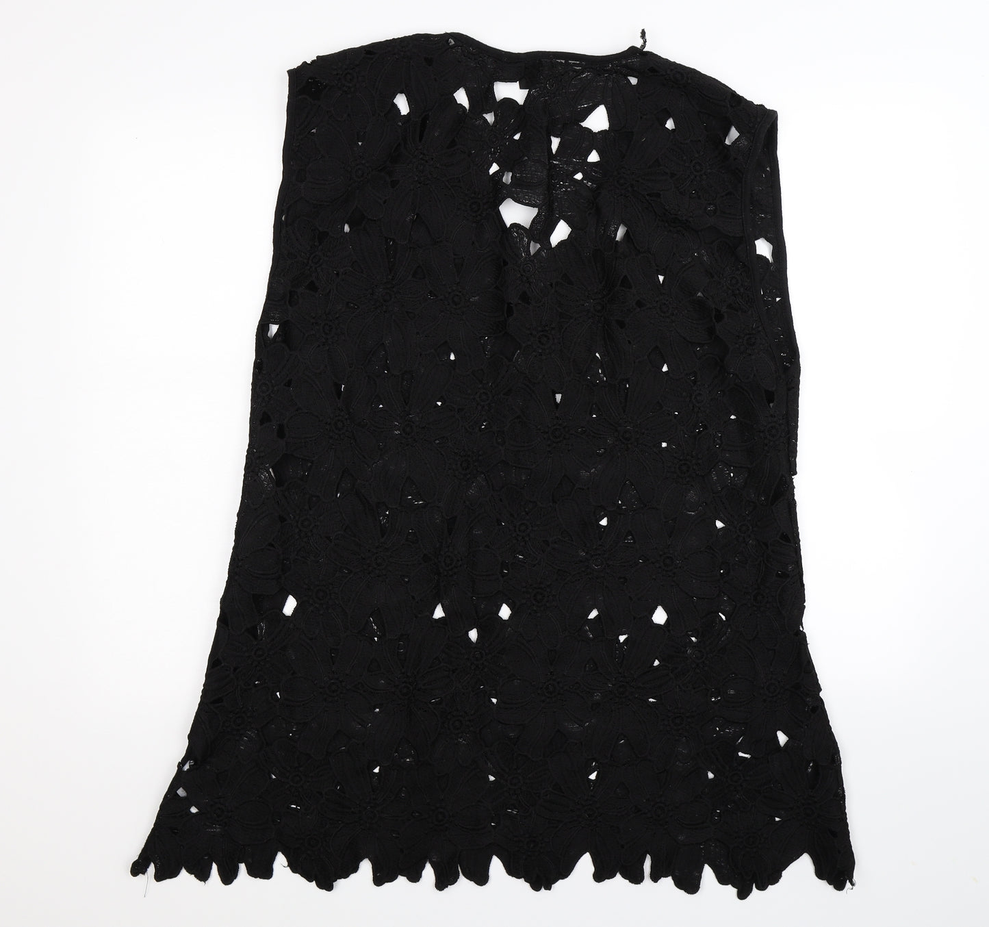 Atmosphere Womens Black Floral  Basic Blouse Size XL