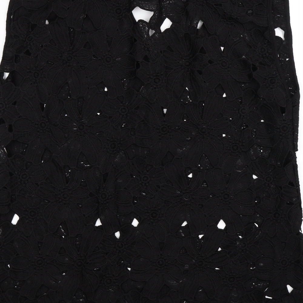 Atmosphere Womens Black Floral  Basic Blouse Size XL