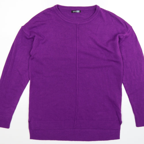 Pep&Co Womens Purple  Knit Pullover Jumper Size 14