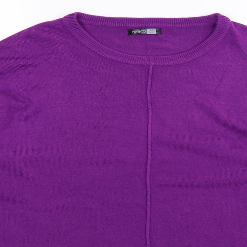 Pep&Co Womens Purple  Knit Pullover Jumper Size 14