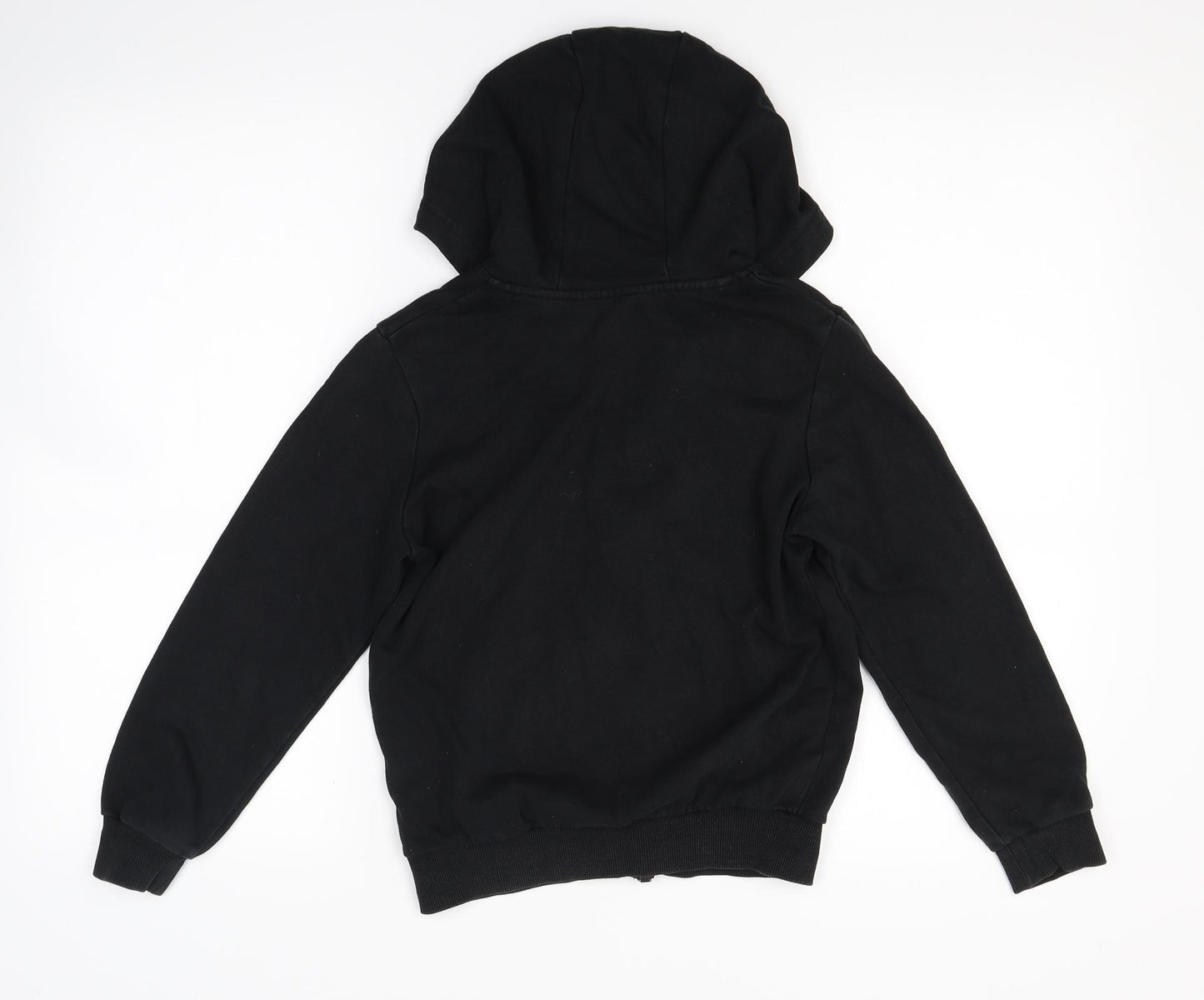 George Boys Black   Full Zip Hoodie Size 8-9 Years