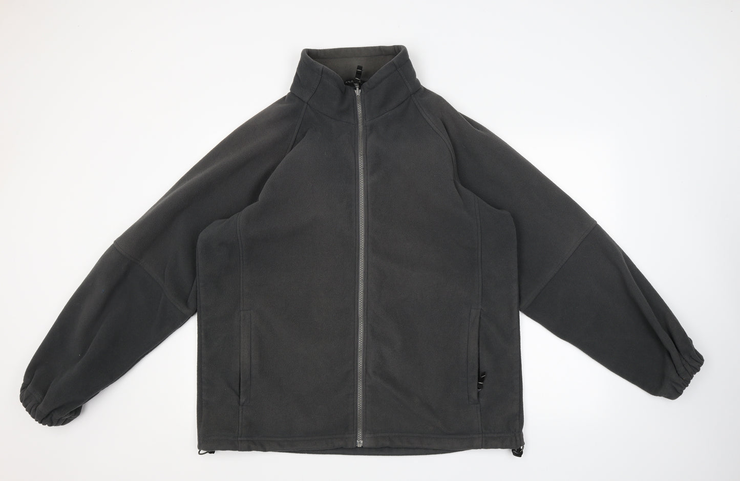 Wynnster Mens Grey  Flannel Full Zip Jumper Size XL