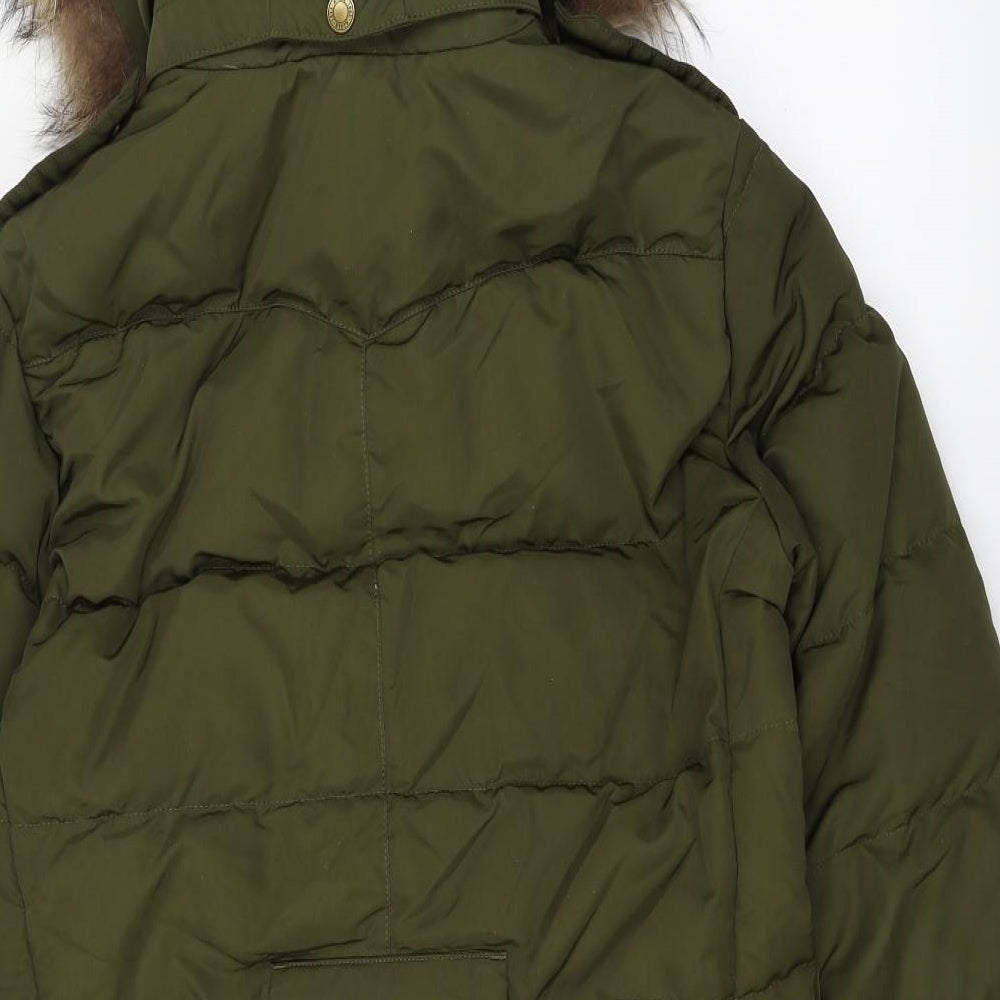 Aigle Womens Green   Parka Coat Size 12