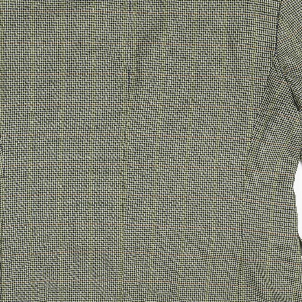 Milano Mens Brown Houndstooth Tweed Jacket Suit Jacket