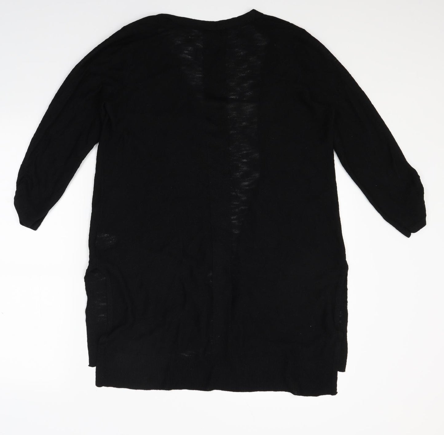Jones New York Womens Black  Knit Cardigan Jumper Size M