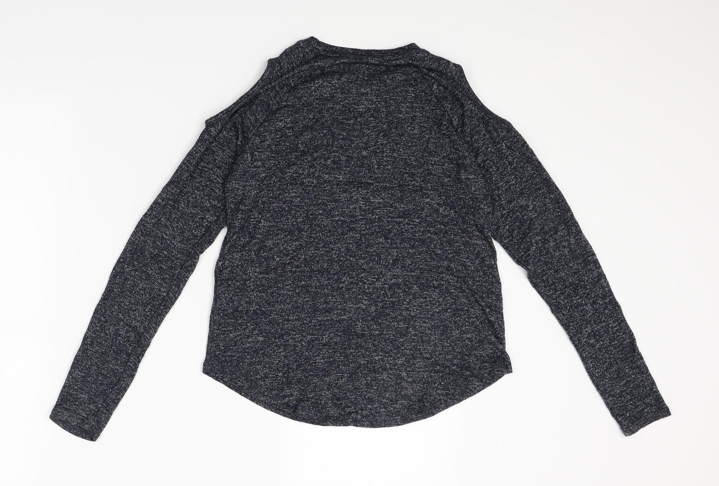 abercrombie kids Girls Grey   Basic T-Shirt Size 11-12 Years  - Shoulder cut out