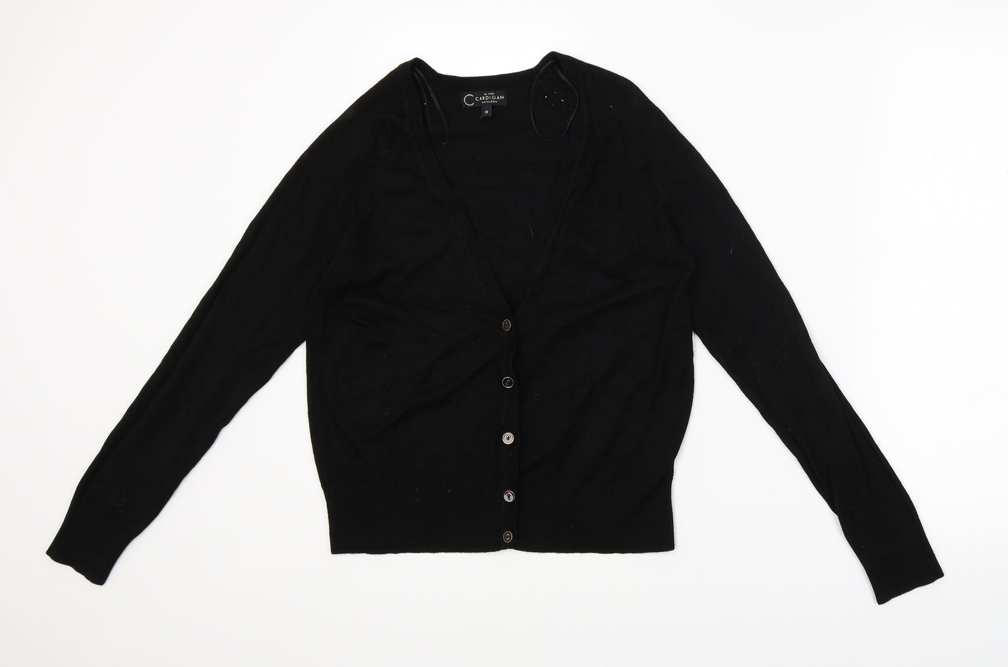 New Look Womens Black   Cardigan Jumper Size 12