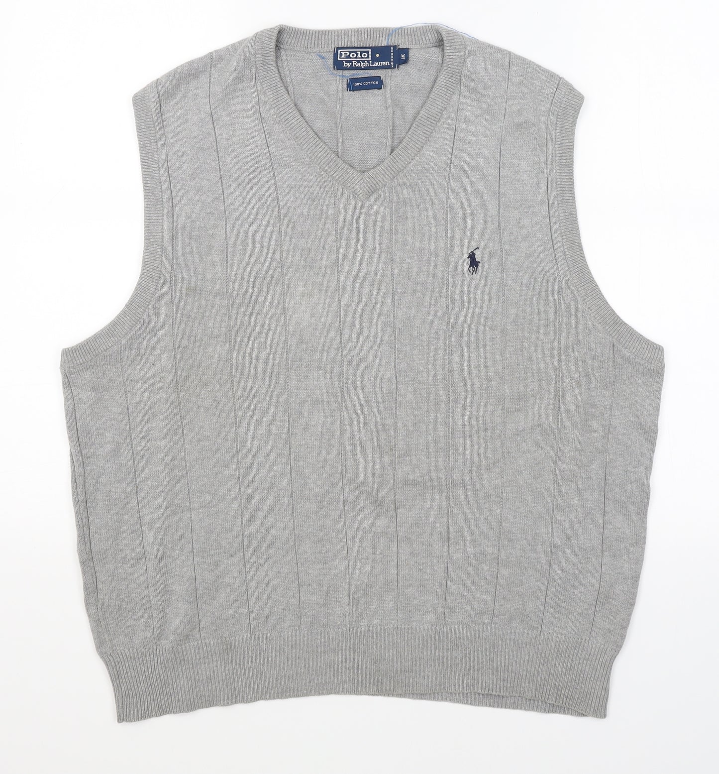 Ralph Lauren Mens Grey  Knit Pullover Jumper Size M