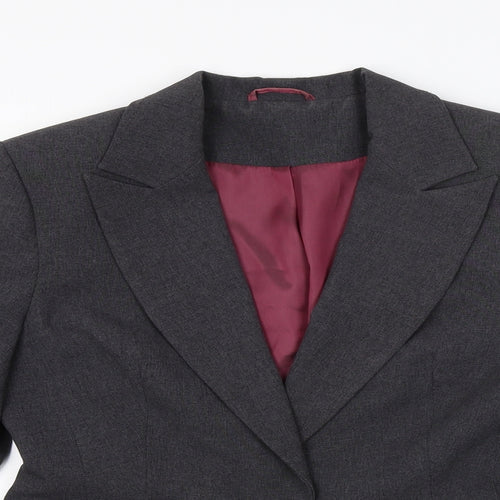New Look Womens Grey   Jacket Suit Jacket Size 12