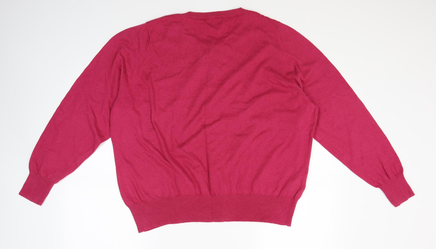 NEXT Womens Pink  Knit Cardigan Jumper Size 26