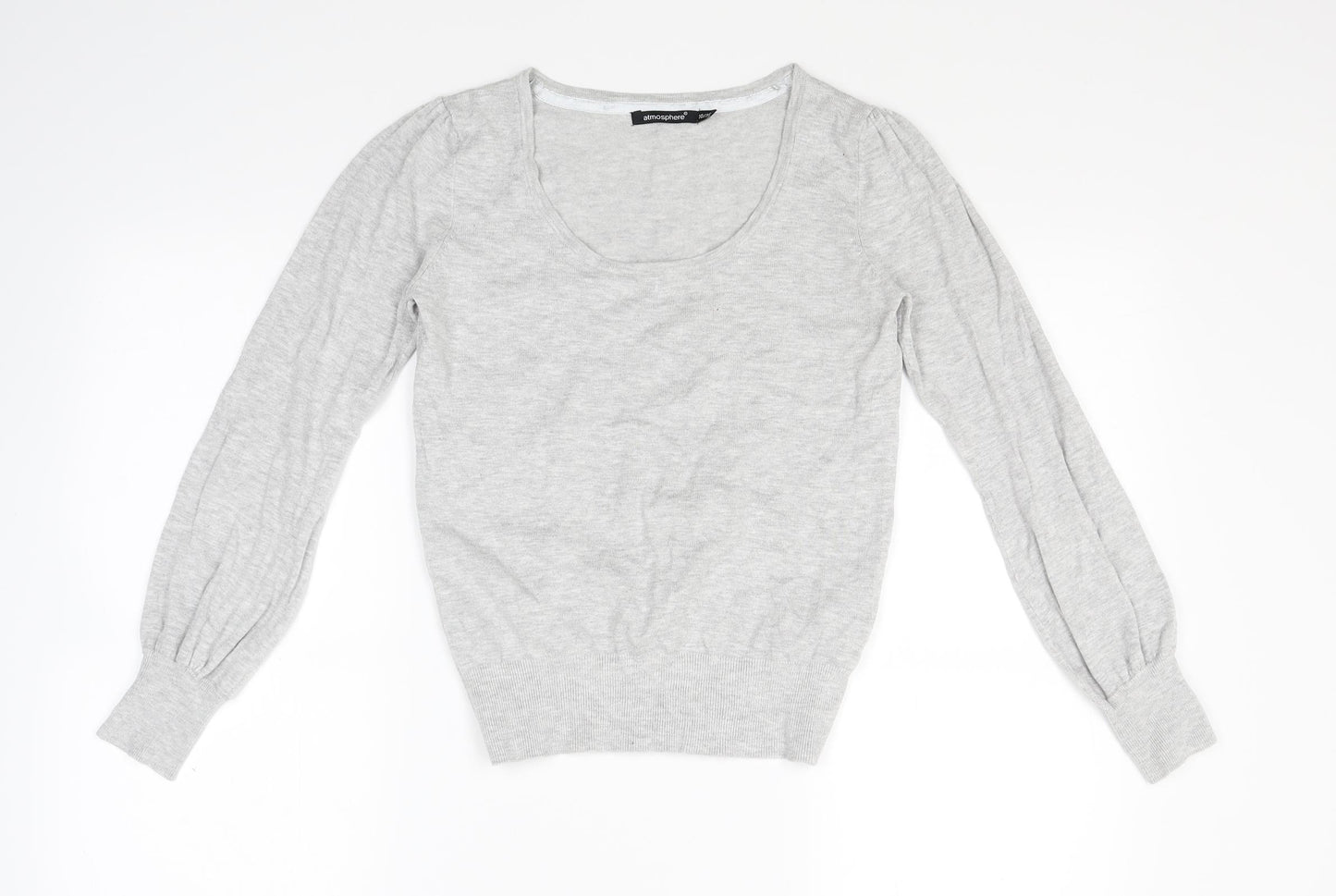 Atmosphere Womens Grey  Knit Pullover Jumper Size 10