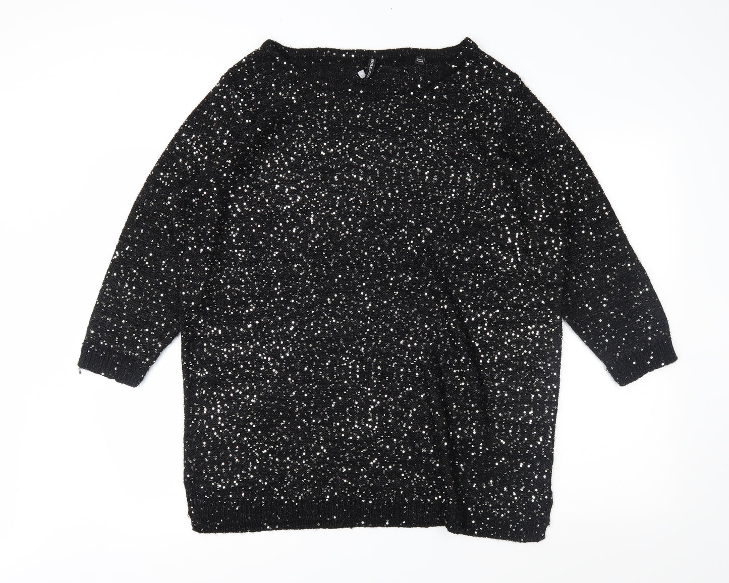 Capsule Womens Black   Pullover Jumper Size 20