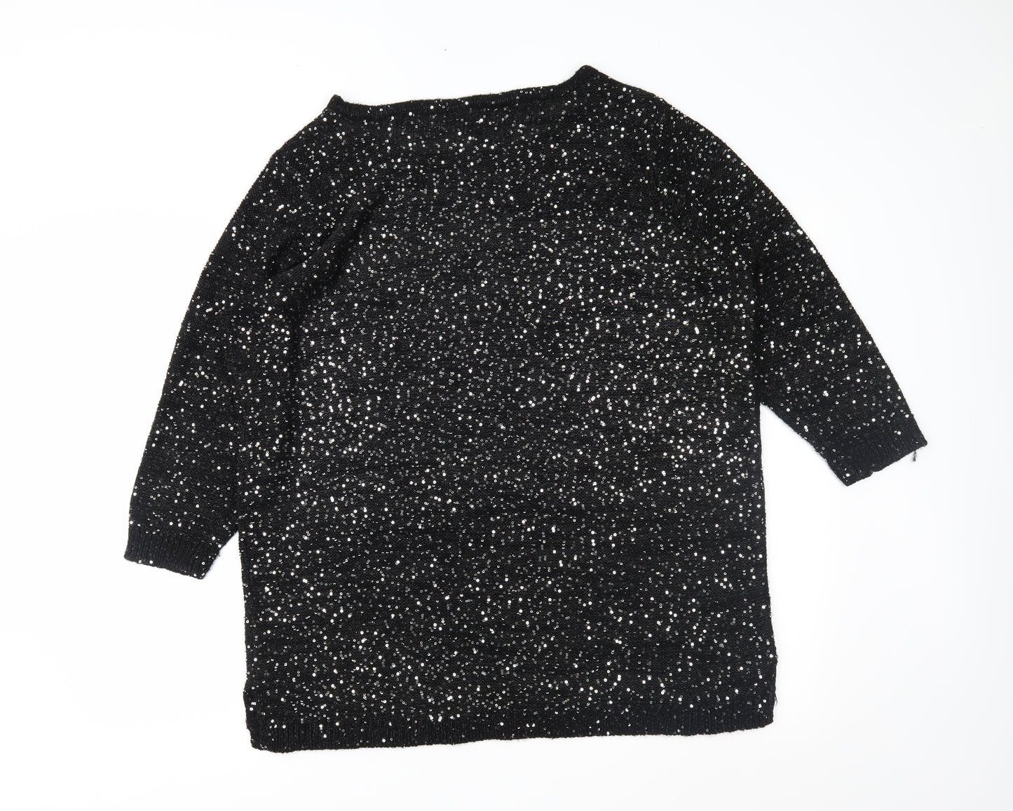 Capsule Womens Black   Pullover Jumper Size 20