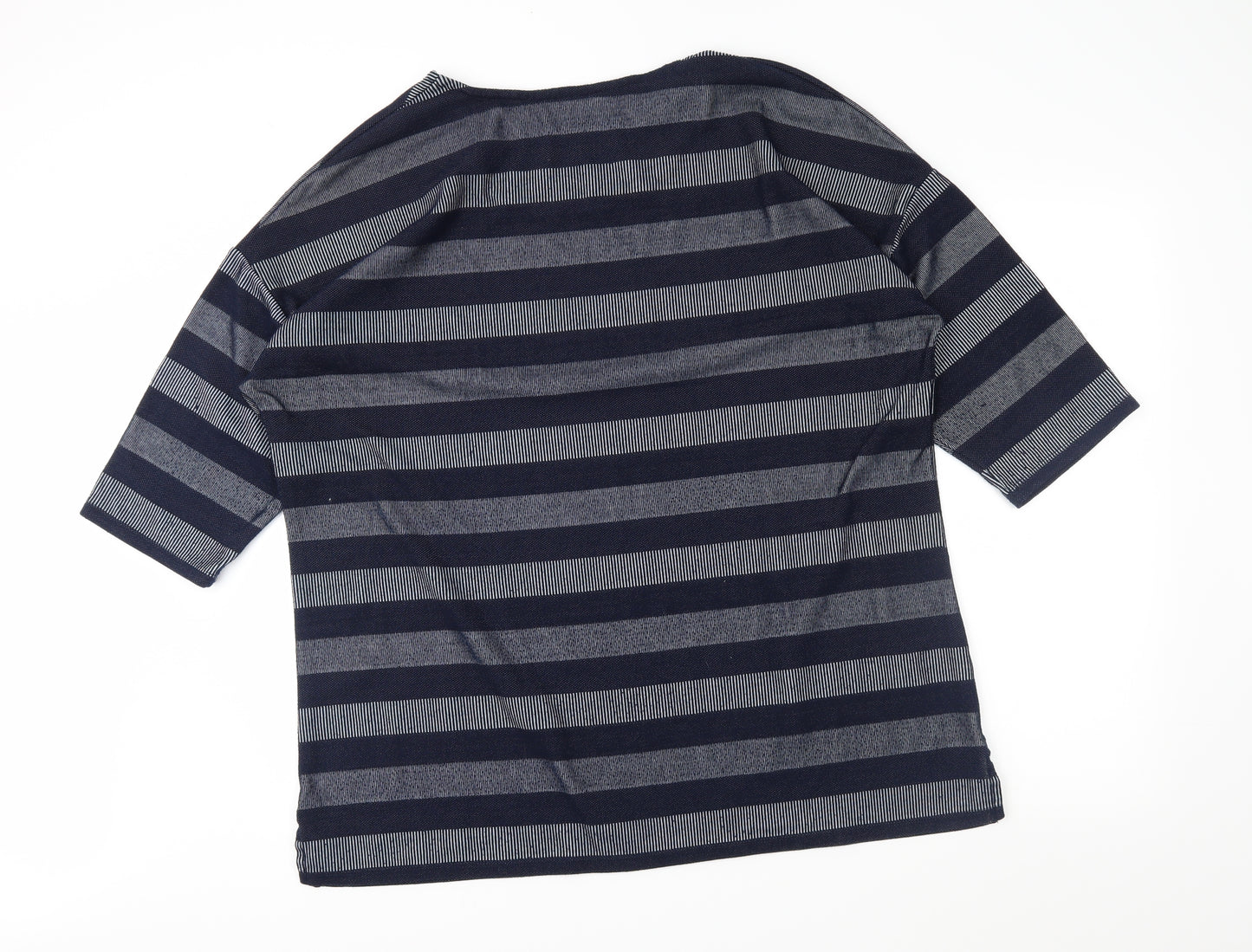 George Womens Blue Striped  Pullover Jumper Size 22