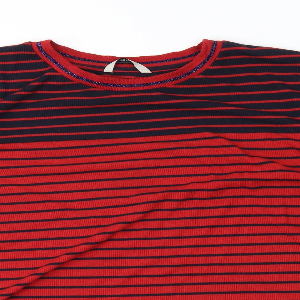 George Womens Red Striped  Tunic Jumper Size 20