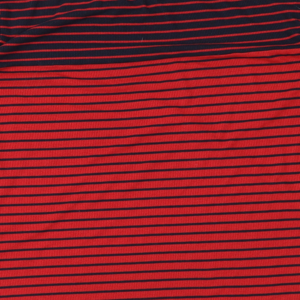 George Womens Red Striped  Tunic Jumper Size 20