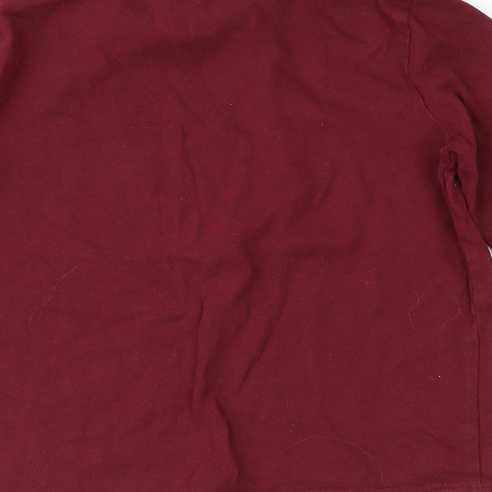 F&F Boys Red   Basic T-Shirt Size 6-7 Years