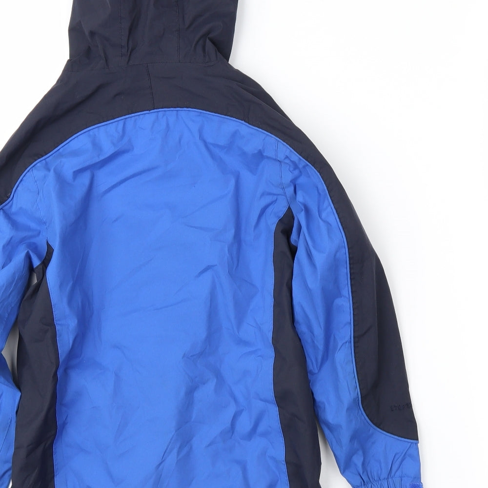 Peter Storm Boys Blue   Rain Coat Coat Size 7-8 Years