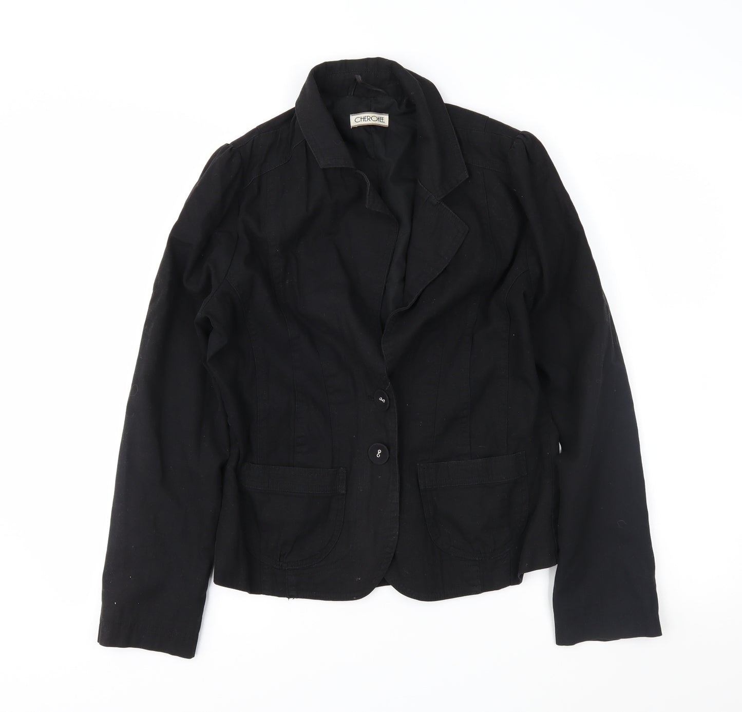 Cherokee Womens Black   Jacket Coat Size 12