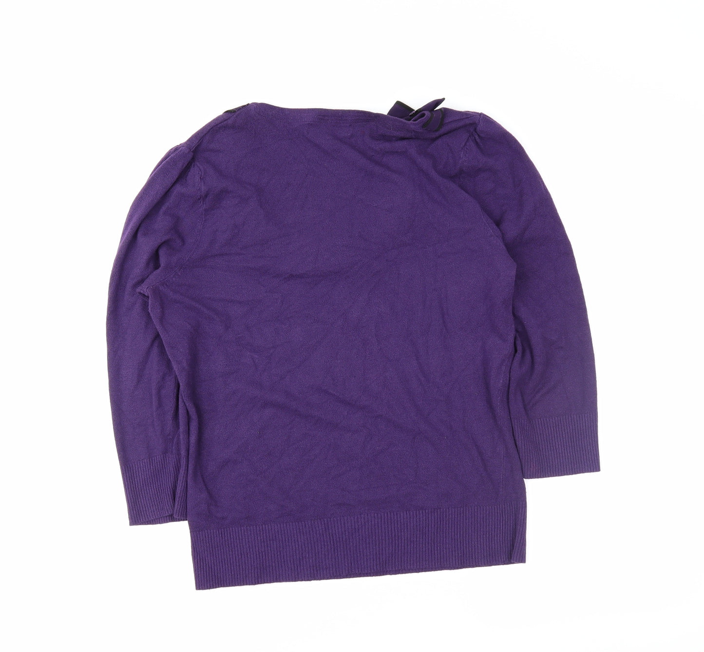 M&S Womens Purple   Tunic Jumper Size 14