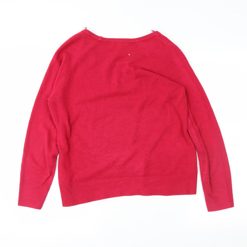 M&S Womens Pink   Tunic Jumper Size 14