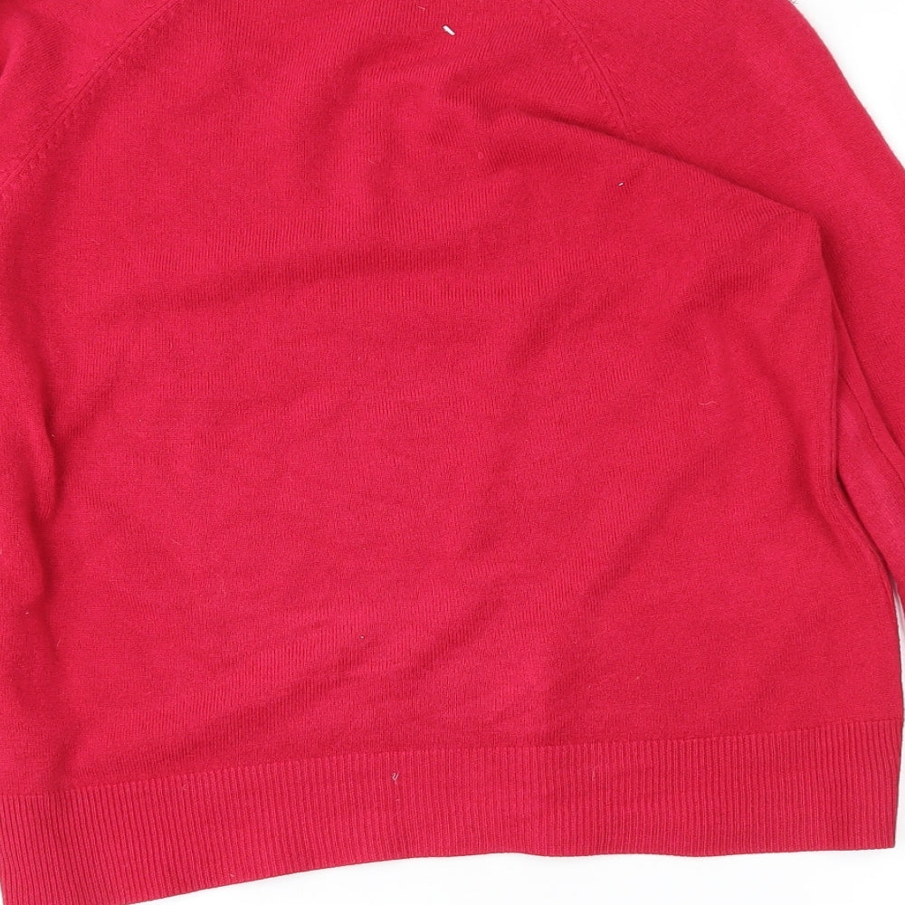 M&S Womens Pink   Tunic Jumper Size 14