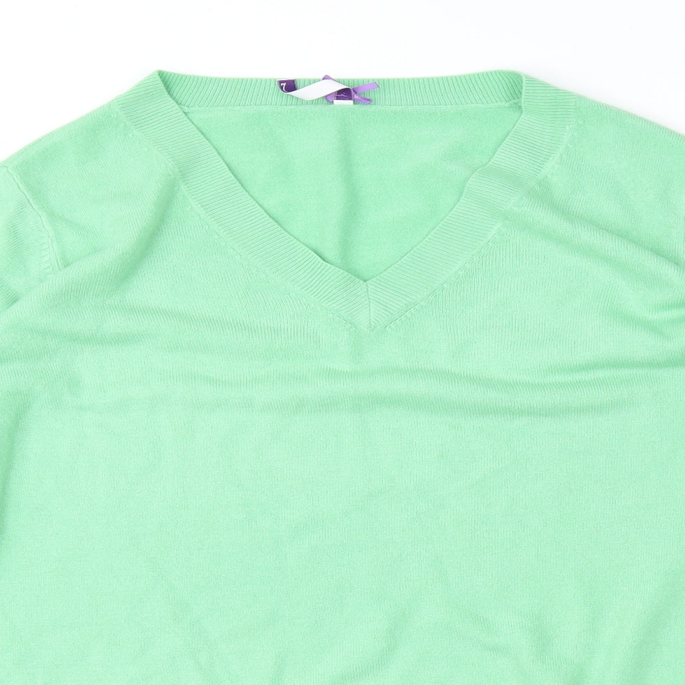 BHS Womens Green   Tunic Jumper Size 16