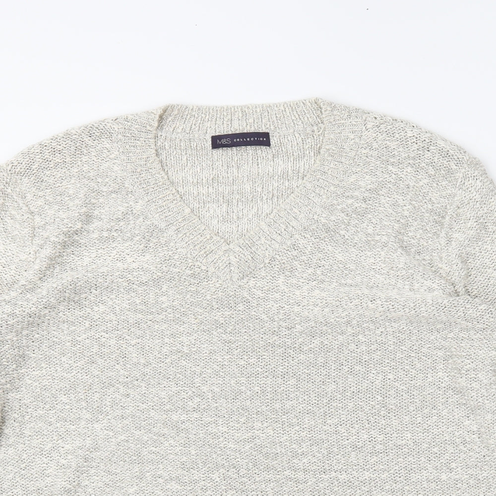 M&S Womens Beige   Pullover Jumper Size 16