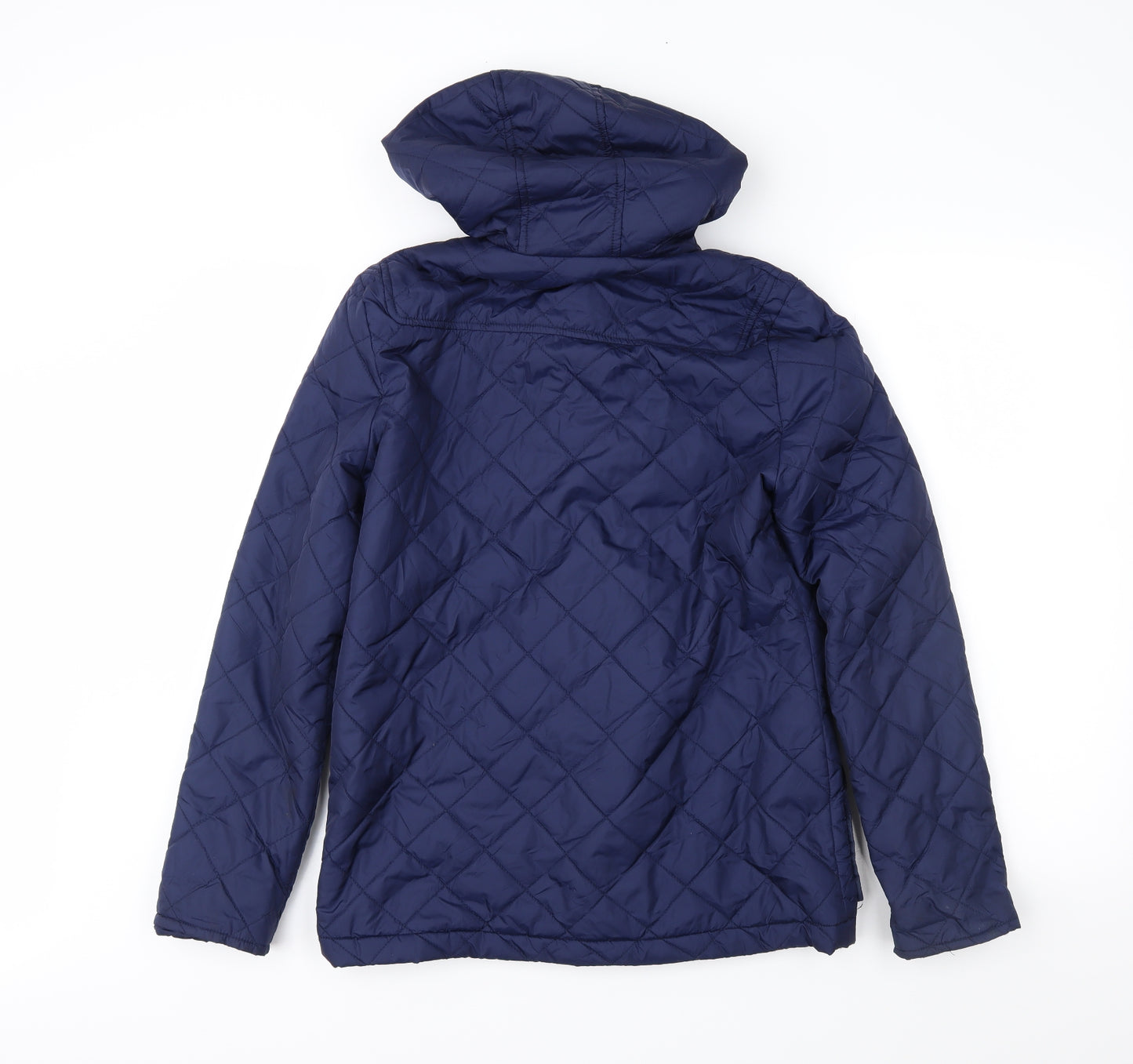 Oasis Womens Blue   Quilted Coat Size 12