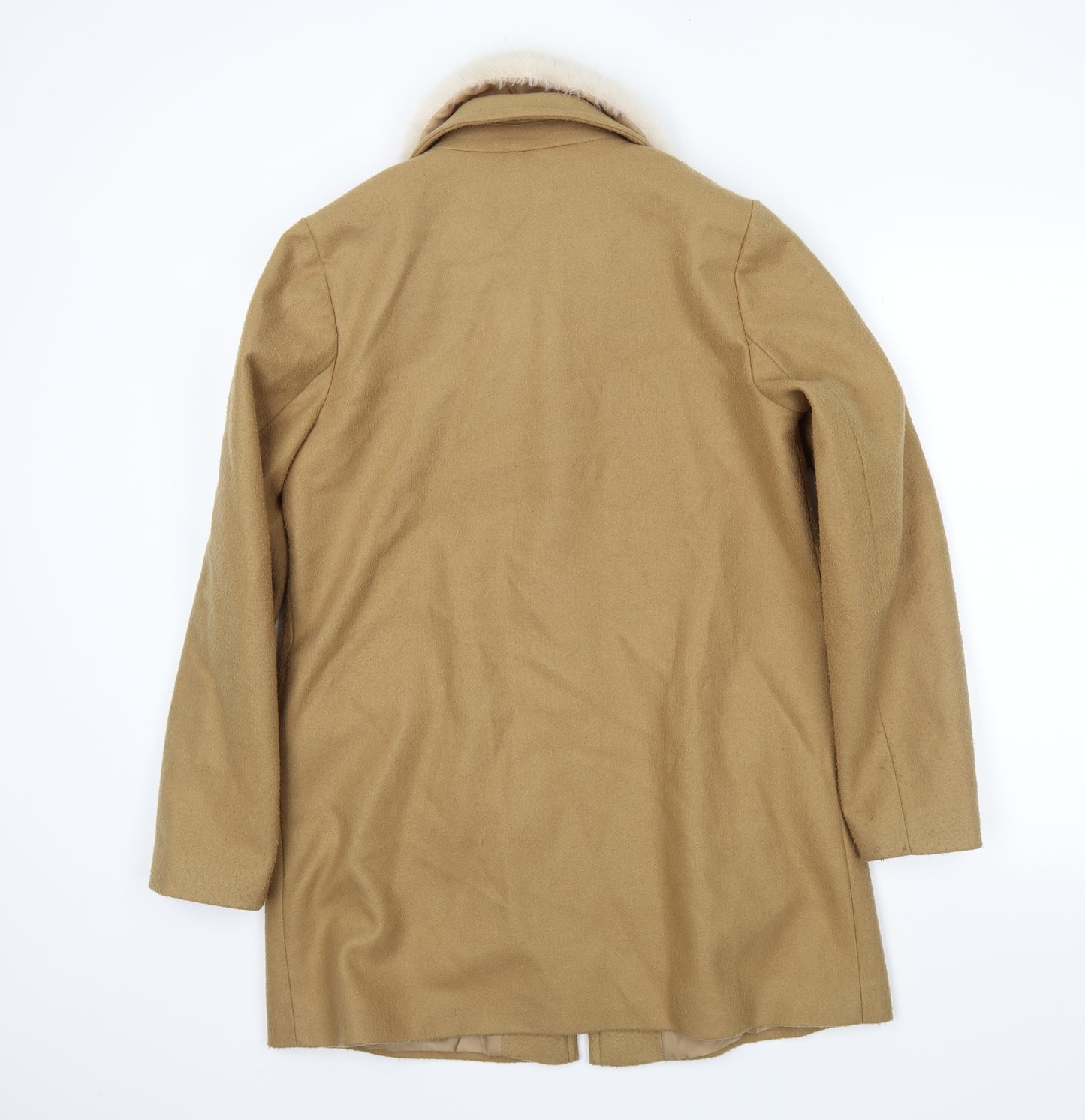 Primark Womens Beige   Overcoat Coat Size 10