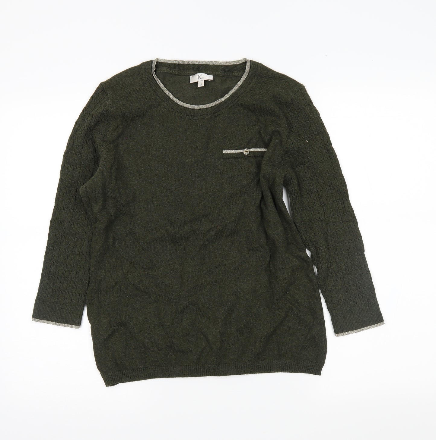 CC Womens Green   Tunic Jumper Size M