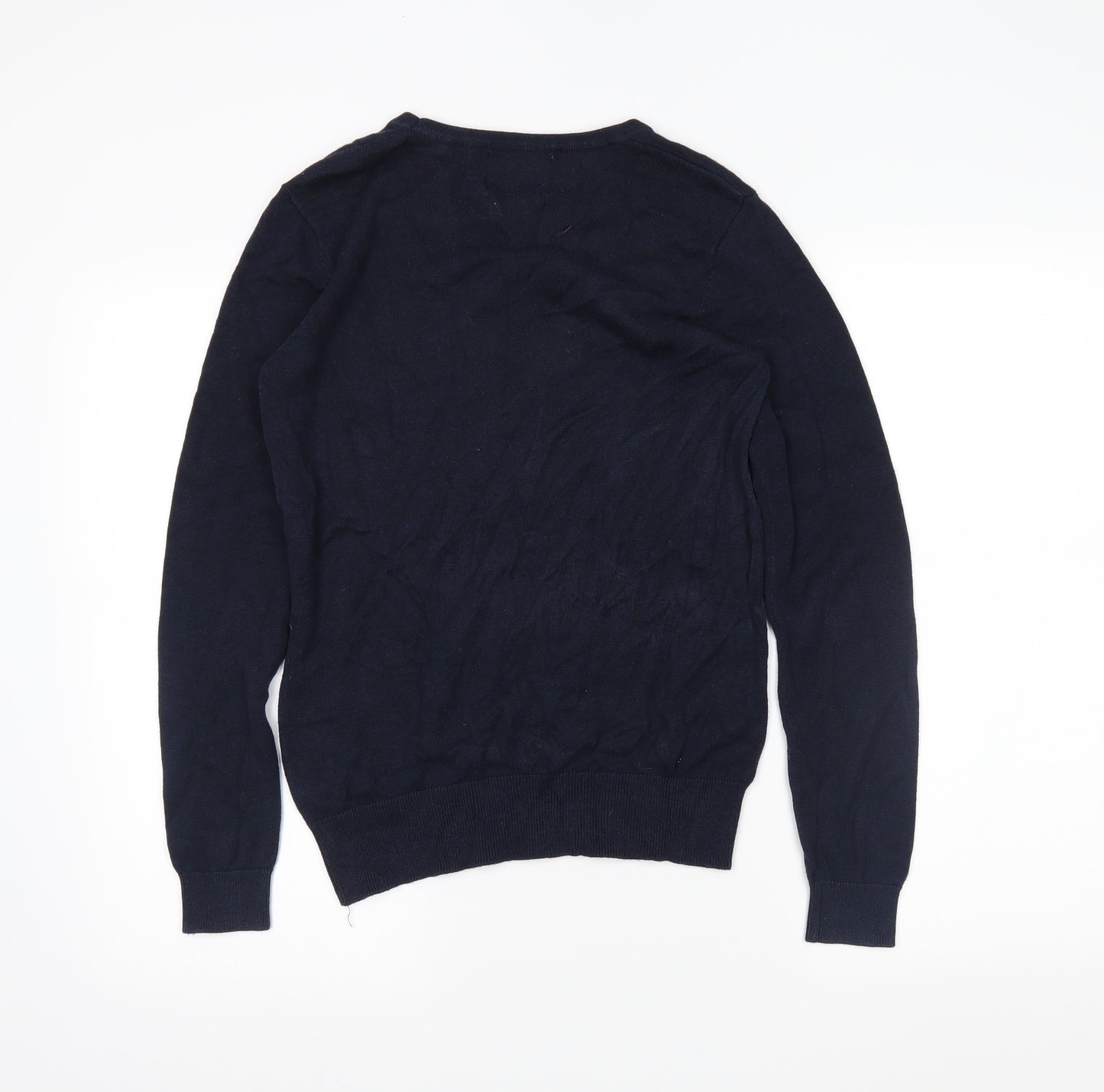 Arabella & Addison Womens Blue Striped  Pullover Jumper Size 10