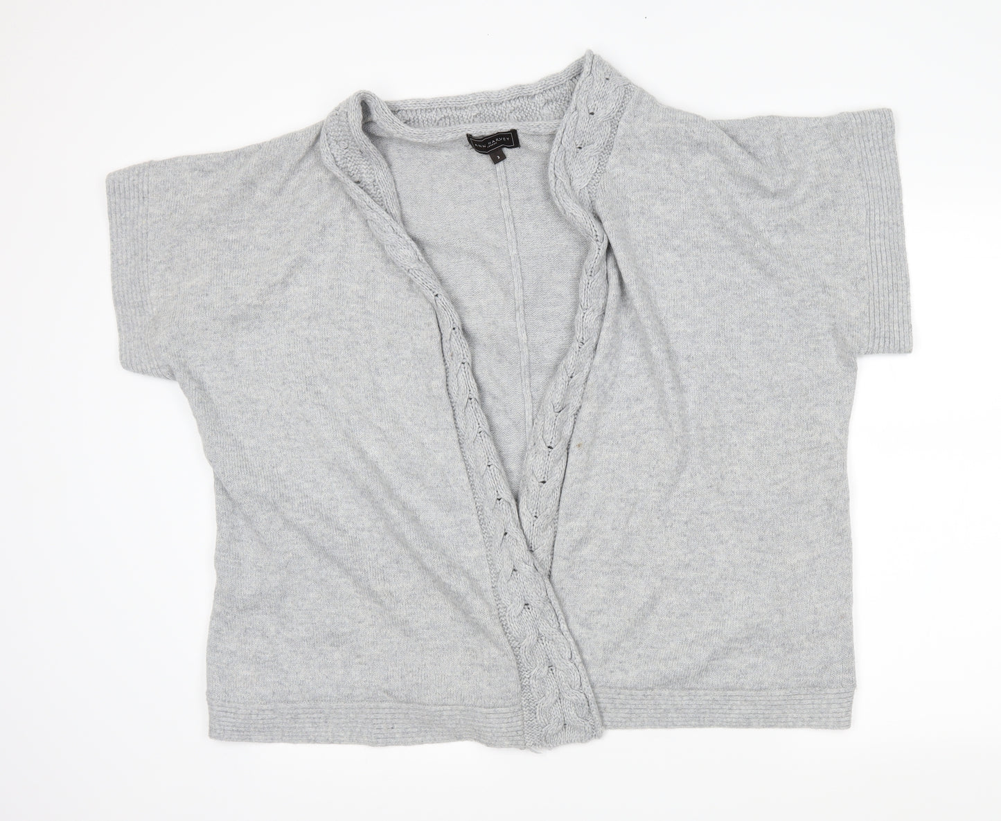Ann Harvey Womens Grey   Wrap Jumper Size L