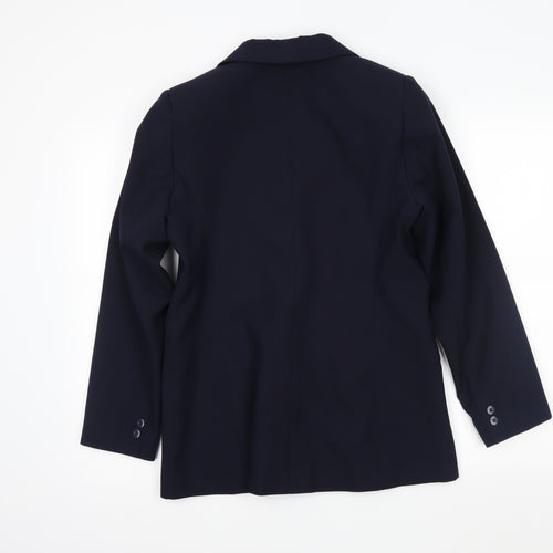 Agenda Womens Blue   Jacket Blazer Size 12