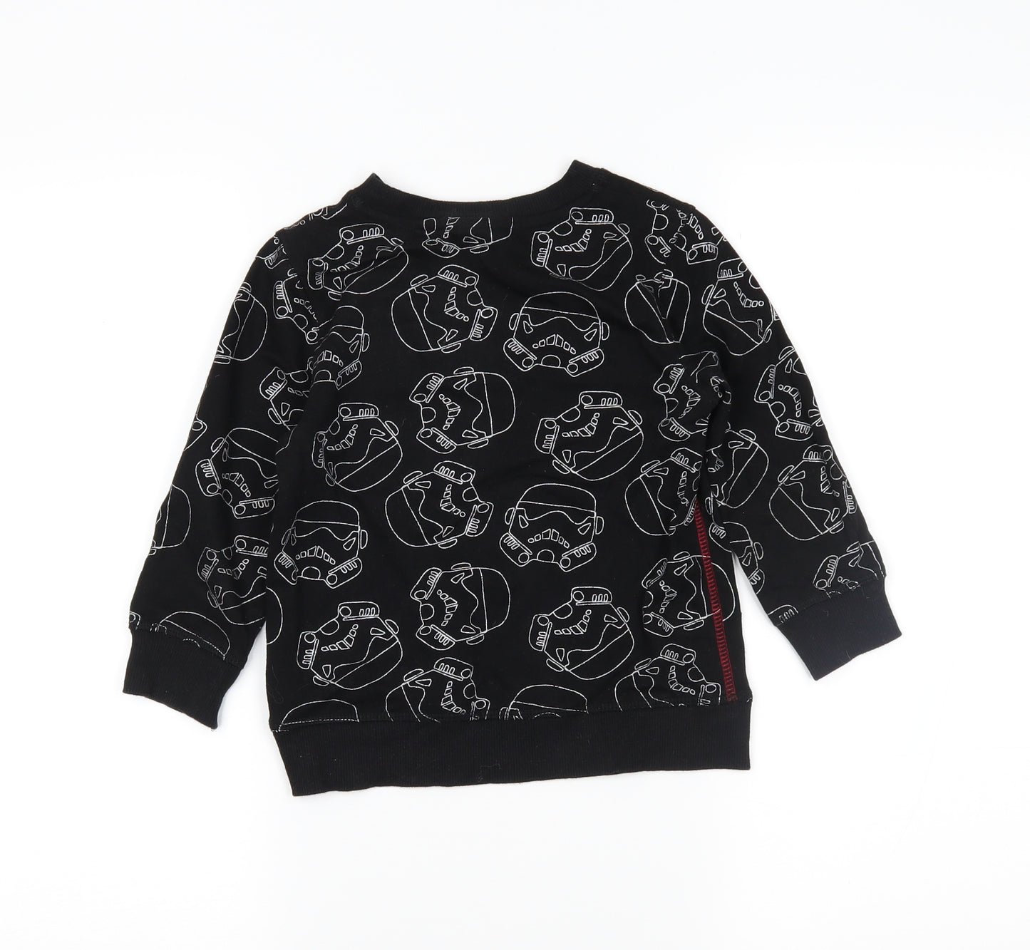 George Boys Black   Pullover Sweatshirt Size 3-4 Years  - Storm Trooper