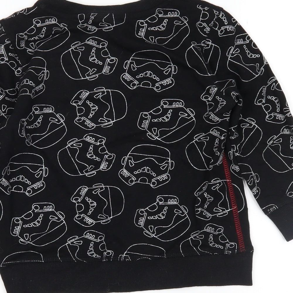 George Boys Black   Pullover Sweatshirt Size 3-4 Years  - Storm Trooper