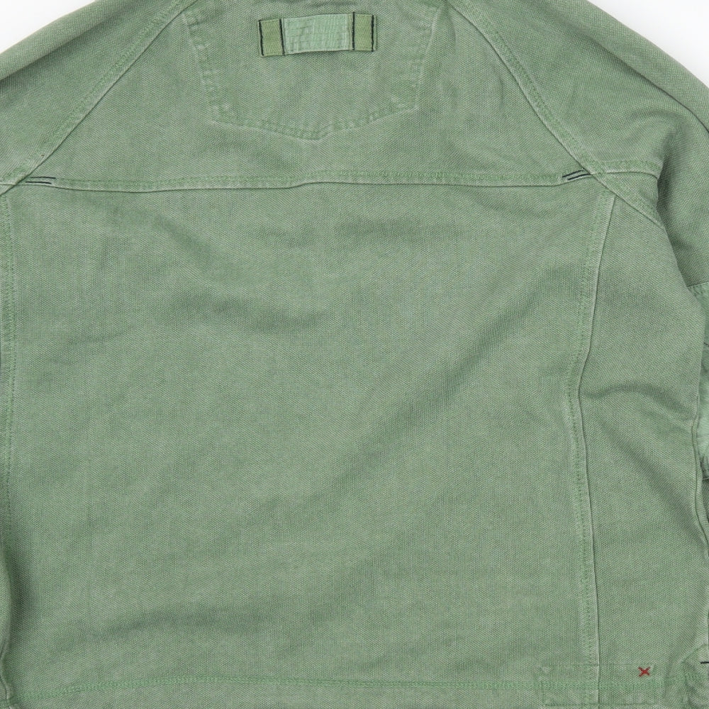 Fat Face Mens Green   Henley Jumper Size L