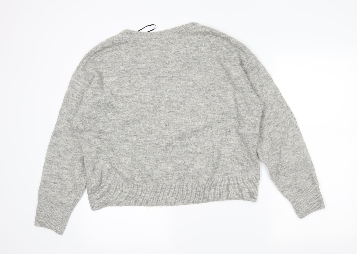 H&M Womens Grey   Pullover Jumper Size S