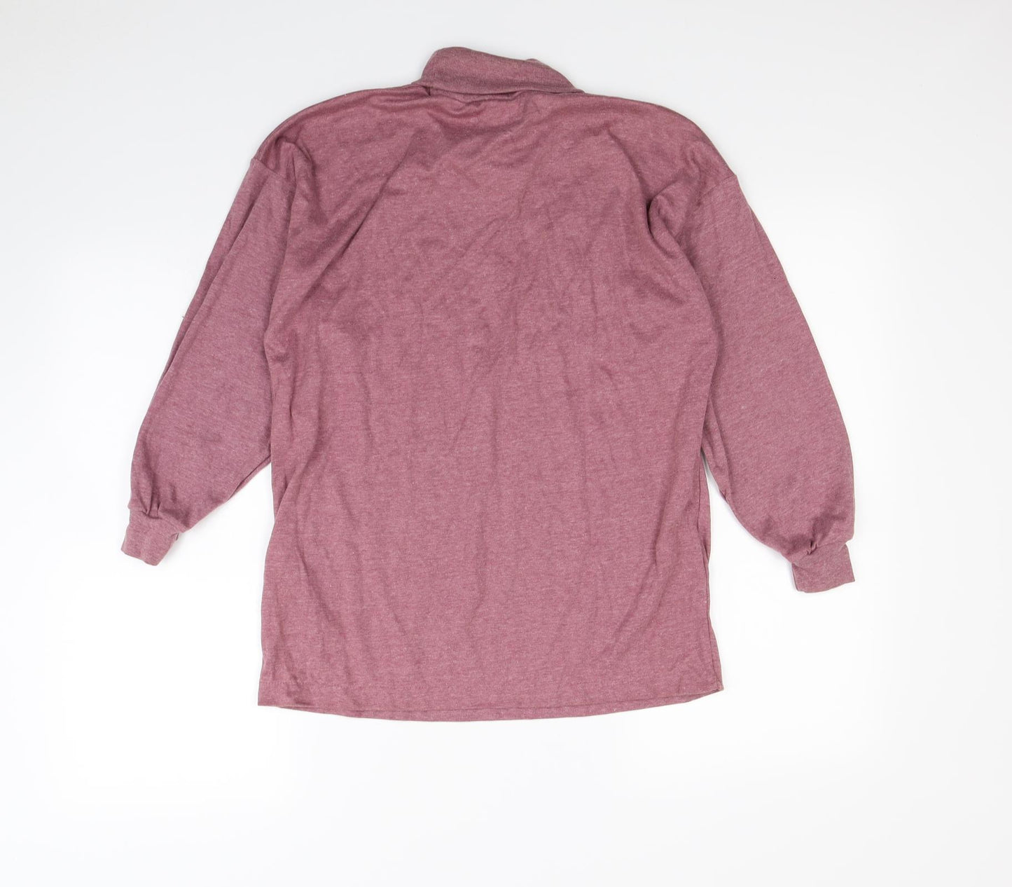 Global Womens Purple   Pullover Sweatshirt Size 12