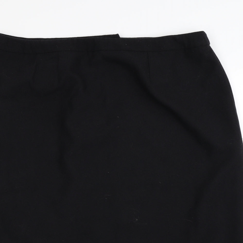 essence Womens Black   Straight & Pencil Skirt Size 20