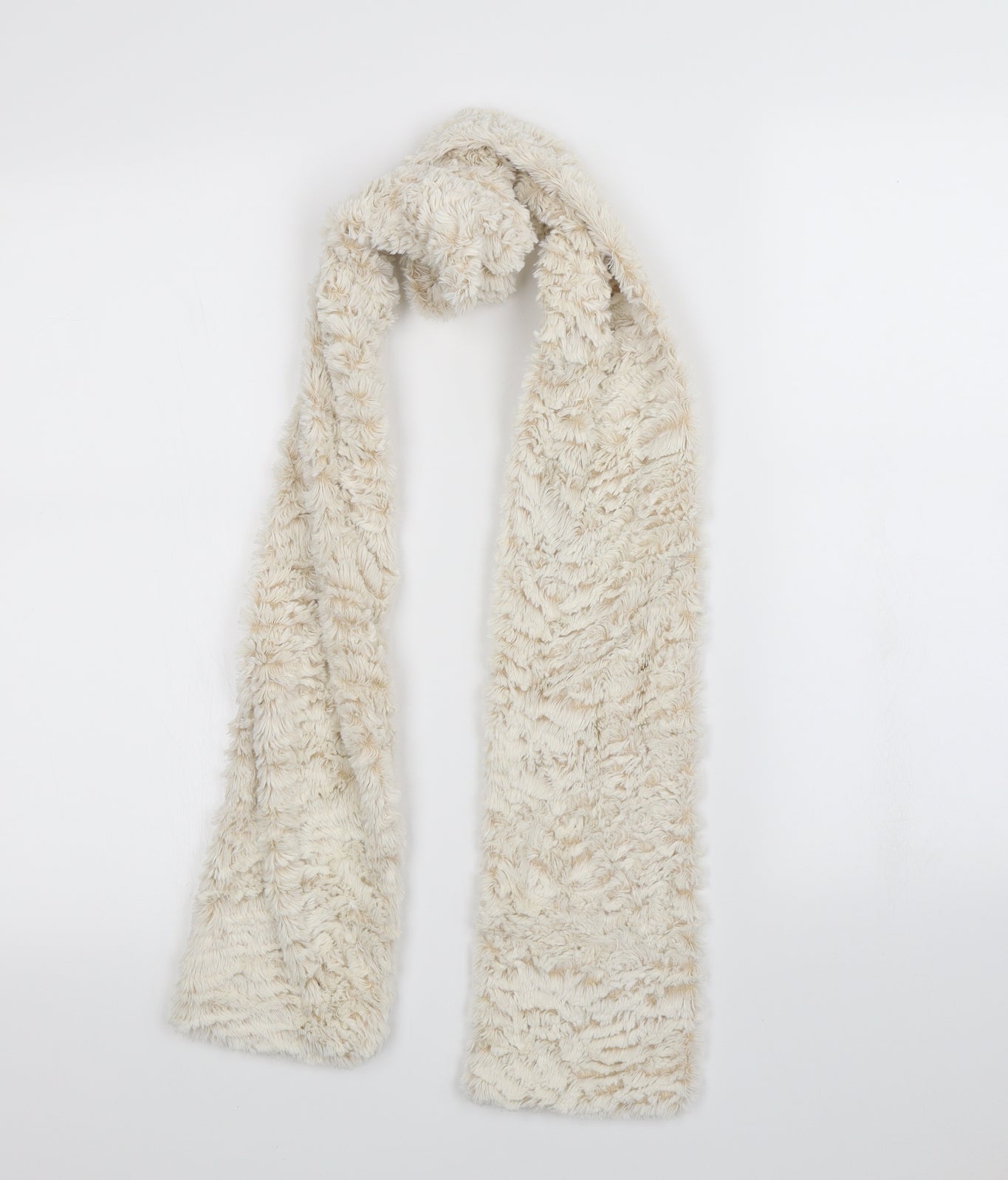 Preworn Womens Ivory    Scarf